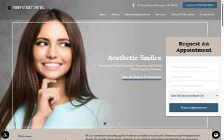 Perry Street Dental website