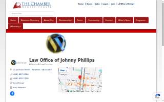 Law Office of Johnny Phillips P.C. website