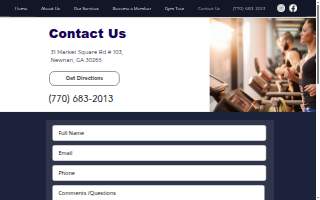 NRG Fitness Center website