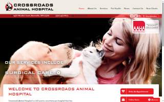 Crossroads Animal Hospital of Newnan website
