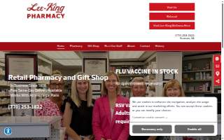 Lee-King Pharmacy website