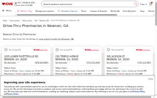 CVS Pharmacy of Newnan website