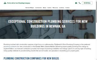 FitzGerald and Sons Plumbing Company website