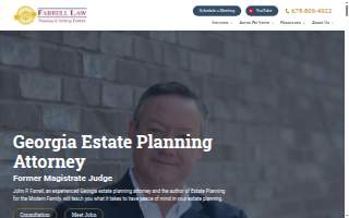 The Farrell Law Firm, PC website