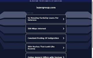 Lazer Logistics website