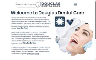 Douglas Dental Care website