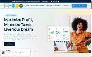 RCN CPAs & Business Advisors website