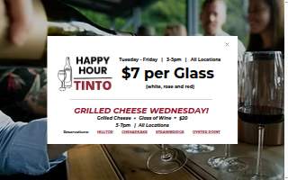 Tinto's Coffee House website