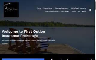 First Option Insurance Services website
