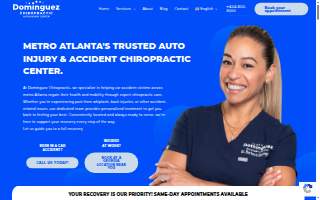 Dominguez Chiropractic Lawrenceville website