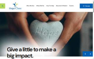 Hope Clinic website