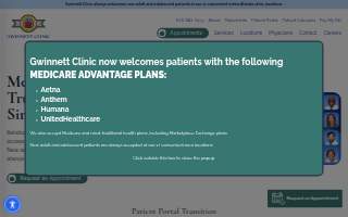 Gwinnett Clinic at Duluth - Hillside website