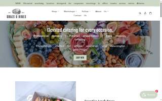 Graze & Vines website