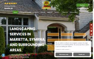 AFJ Landscaping website