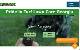 Pride In Turf Lawn Care Duluth website