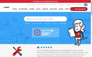 Shumate Heating and Air of Duluth website