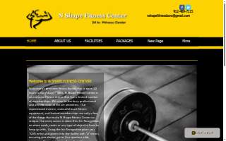 N Shape Fitness Center website