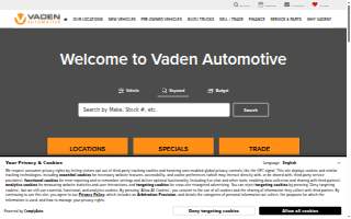 Vaden Hyundai Statesboro website