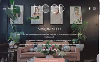 Mood Salon website