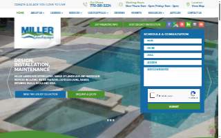 Miller Landscape website
