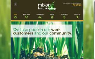 Mixon Landscaping website