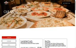 The Italian Oven website