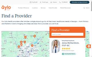 Aylo Health - Primary Care at Stockbridge website