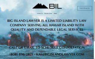 Big Island Lawyer website