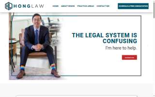 Ted H.S. Hong Attorney at Law, LLLC website