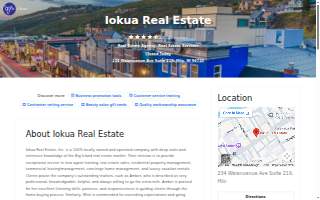 Iokua Real Estate website