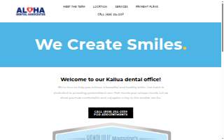 Aloha Dental Associates - Drs. James Choy, Tiffany Ngo, and Alan Yugawa website