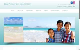 Kim Pediatric Dentistry - Kailua website