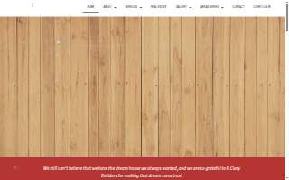 R. Clary Builders website