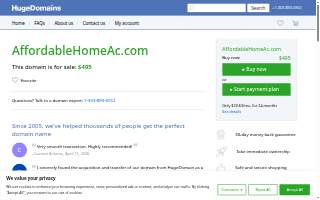 Affordable Home AC website