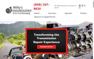Willy's Transmission & Air Conditioning website