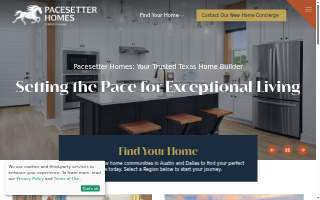Pacesetter Financial Services website