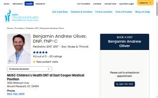 Benjamin Andrew Oliver, DNP, FNP-C website