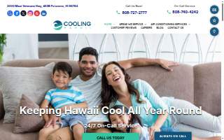 Cooling Hawaii of Kahului website