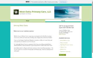 West Oahu Primary Care, LLC website