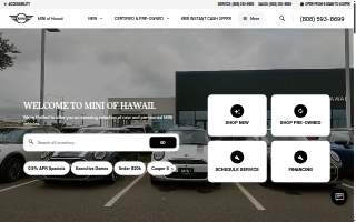 MINI of Hawaii website