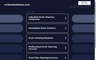 United Drain Techs website