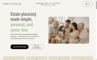 Happy Life Legal – Wills & Trusts in Hawaiʻi website