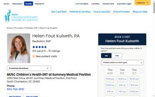 Helen Fout Kulseth, PA website
