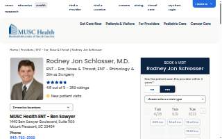 Rodney Jon Schlosser, MD of Mt Pleasant website