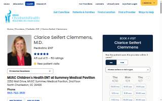 Clarice Seifert Clemmens, MD website