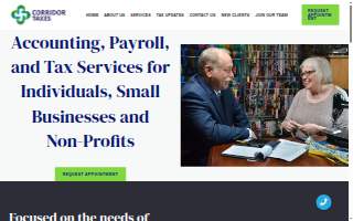 Corridor Taxes website