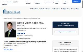 David Glenn Koch, MD, MSCR website