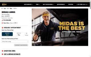 Midas of Ames website