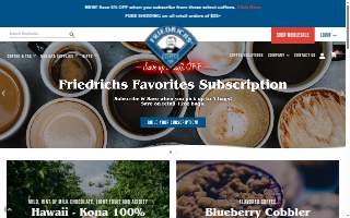 Friedrichs Coffee of Urbandale website