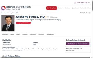 Anthony Firilas, MD website